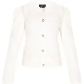 Faina Casaco de malha offwhite