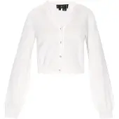 Faina Casaco de malha branco