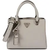 GUESS para mulher. HWZG9672050 Bolsa de mão Noelle saffiano bege (OSFA), Casual, Poliuretano