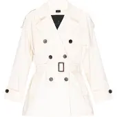 Dreimaster Klassik Sobretudo meia-estação 'Classic' offwhite