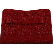 Faina Clutches vermelho escuro