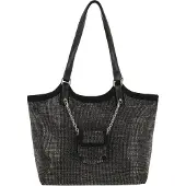 Faina Shopper preto / prata