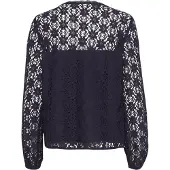 Kaffe Blusa 'KA Silja' roxo escuro