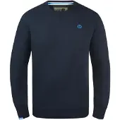 !Solid Sweatshirt 'Benn' navy / branco