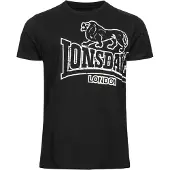 Lonsdale Camisa 'Langsett' preto / branco