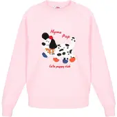 MyMo Pop Sweatshirt 'Pop' cor-de-rosa / vermelho / preto / branco