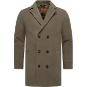 STONE HARBOUR Sobretudo de inverno 'Darioon XX' castanho claro