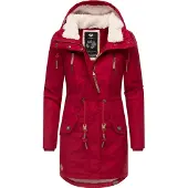 Ragwear Sobretudo de inverno 'Elsie' vermelho