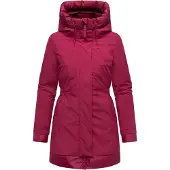 NAVAHOO Sobretudo de inverno 'Winterprinzessin 14' granadina