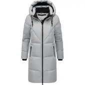 NAVAHOO Sobretudo de inverno 'Kältekuschel XIV' cinzento