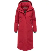NAVAHOO Sobretudo de inverno 'Schneewächter 14' vermelho