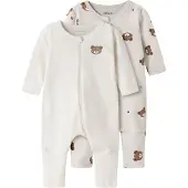 Name it Pijama De Manga Comprida Pumice Bear 2 Unidades