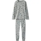 Name it Pijama marinho / amarelo pastel / acinzentado / vermelho-alaranjado