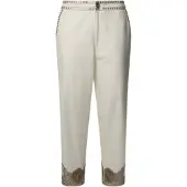 Pepe Jeans para mulher. PL211835 Calças Jayden Branco (M), Casual, Algodão