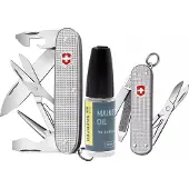 Victorinox Pioneer X Zwitsers canivete com Classic e Óleo de manutenção