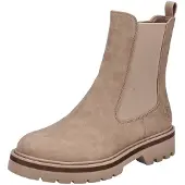 Rieker Botas chelsea bege claro