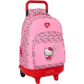Safta Mochila Com Rodas Hello Kitty 33l 33x45x22cm
