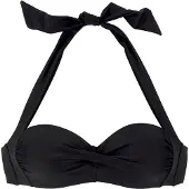 LASCANA Top de biquíni preto
