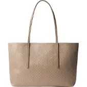 Calvin Klein Shopper taupe / branco natural