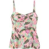 s.Oliver Top de tankini aqua / amarelo / verde / rosé