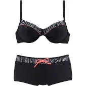 Kangaroos Biquíni desportivo preto / branco