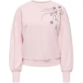 ONLY Sweatshirt 'ONLCamela Brooke' cor-de-rosa