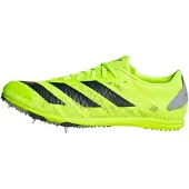 Adidas Sapatilha de corrida 'Adizero XCS' cinzento / verde néon / preto