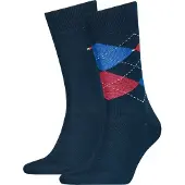 Tommy Hilfiger Meias Check 2 Pares