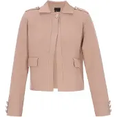 Dreimaster Klassik Casaco de malha 'Classic' ouro / taupe