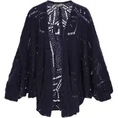 Dreimaster Casaco de malha 'Vintage' navy