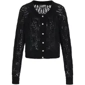 Dreimaster Casaco de malha 'Vintage' preto