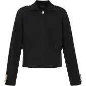 Dreimaster Klassik Casaco de malha 'Classic' ouro / preto