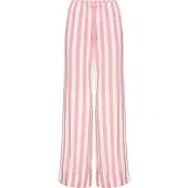 s.Oliver Calças de pijama cor-de-rosa / branco