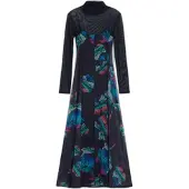 Desigual , Vestido desenhado por Mr. Christian Lacroix, PoliÉSter, Preto, S