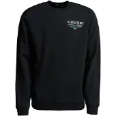 Alessandro Zavetti Sweatshirt 'Montanelli' aqua / preto / branco