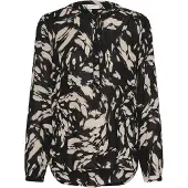 Kaffe Blusa 'Pollie' bege / preto