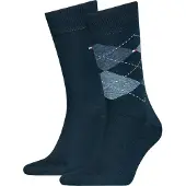 Tommy Hilfiger Meias Check 2 Pares