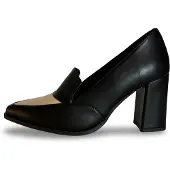 Nae Vegan Shoes Sapatos de salto 'JULIA' bege / preto