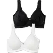 Sheego Soutien preto / branco