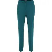 We fashion Calças com vincos jade