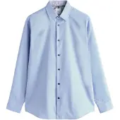 Next Camisa azul / azul claro / branco