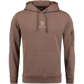 Key Largo Sweatshirt 'Membership' creme / castanho
