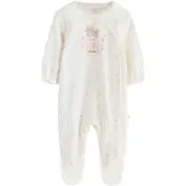 Next Pijama bege / verde claro / cor-de-rosa / branco