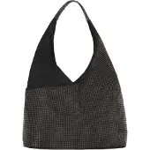 Faina Mala de ombro preto / prata