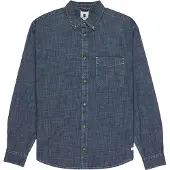 Element Camisa De Manga Comprida Button Down Chambray Regular Fit
