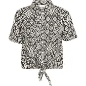 Ichi Blusa preto / branco