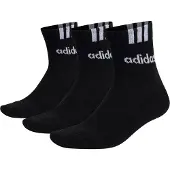 Adidas Meias Acolchoadas 3-Stripes – 3 pares