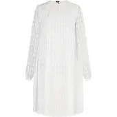 Dreimaster Klassik Vestido branco lã