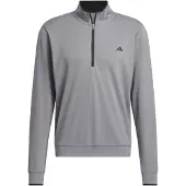 Adidas Camisa funcionais 'Lightweight Half-Zip' cinzento