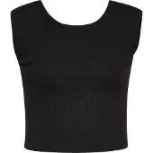 Mymo Top de malha preto